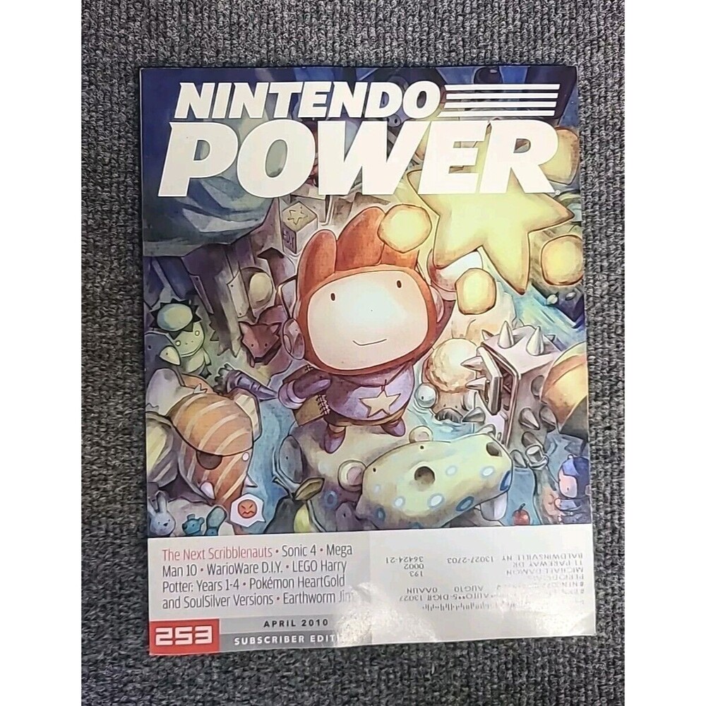 Nintendo Power Magazine - Issue Vol. 253 April 2010 Pokemon Scribblenauts